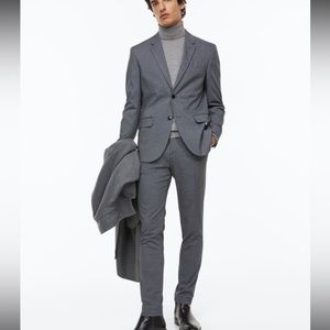 H&M skinny fit coupe moulante suit
